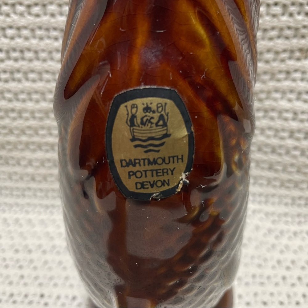 Vintage Brown Fish Glug - Picture 7 of 9